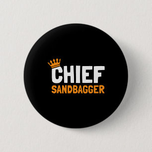 Chief Sandbagger Golf - Uni-adults 6 Cm Round Badge