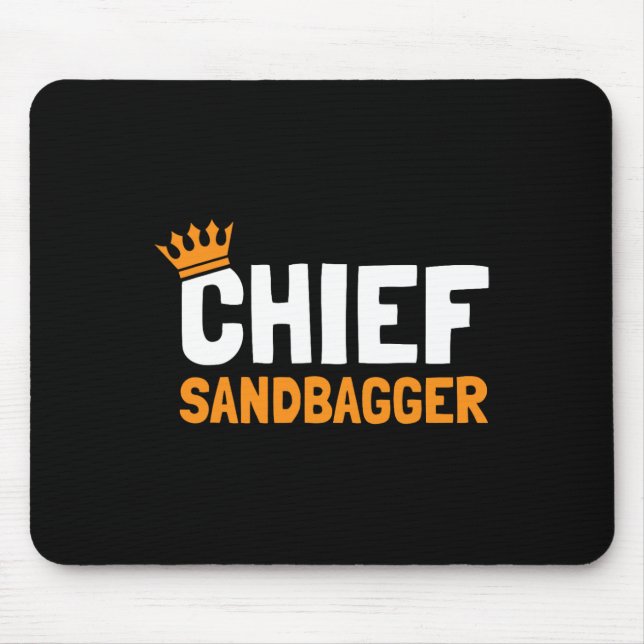 Chief Sandbagger Golf - Uni-adults  Mouse Mat (Front)