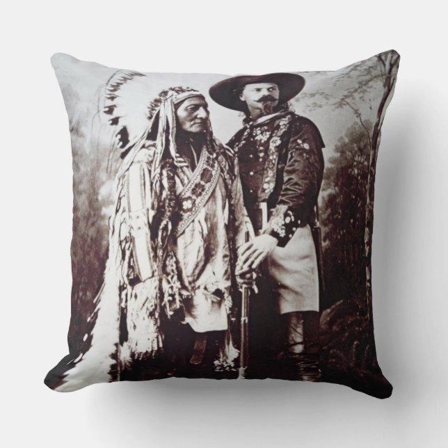 Chief Sitting Bull (1831-90) on tour with Buffalo Cushion (Front)