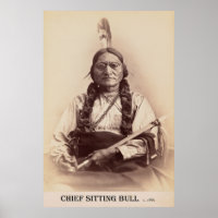 Chief Sitting Bull With Eyeglasses c. 1881