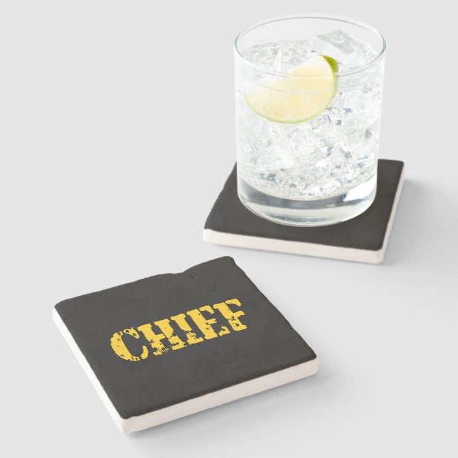 CHIEF STONE COASTER (Side)