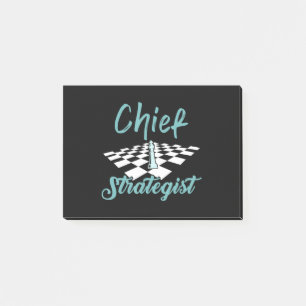 Chief Strategist Chess I Always Win This Game Post-it Notes
