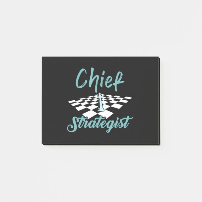 Chief Strategist Chess | I Always Win This Game Post-it Notes (Front)