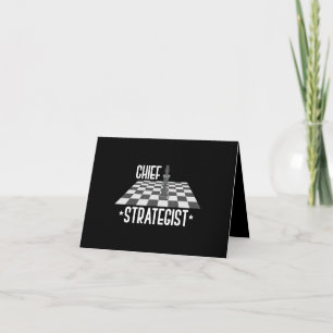 Chief Strategist Chess   I Always Win This Game Thank You Card