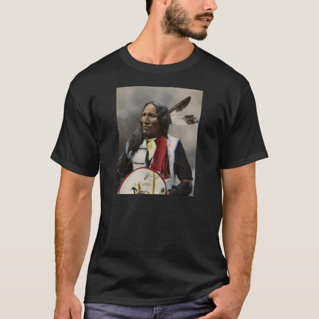 Chief Strikes With Nose, Oglala Sioux  1899 T-Shirt (Front)
