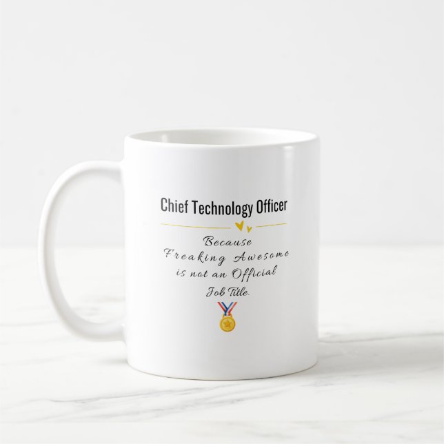 Chief Technology Officer Coffee Mug (Left)