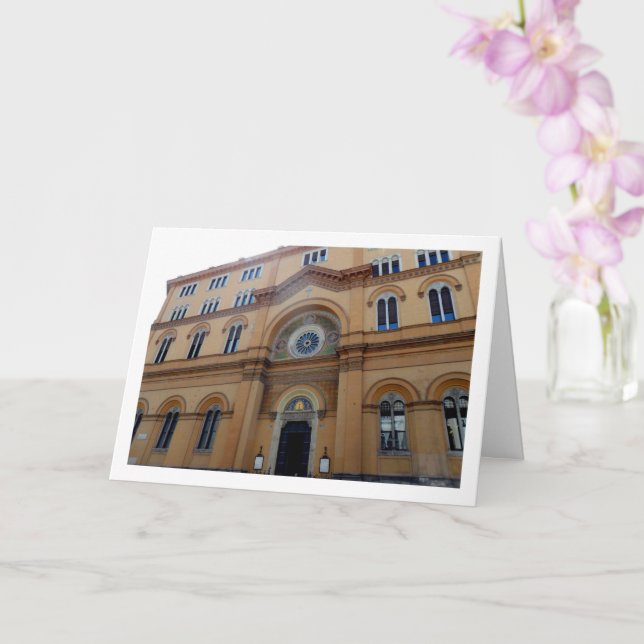 Chiesa Evangelica Valdese, Rome, Italy Card (Orchid)