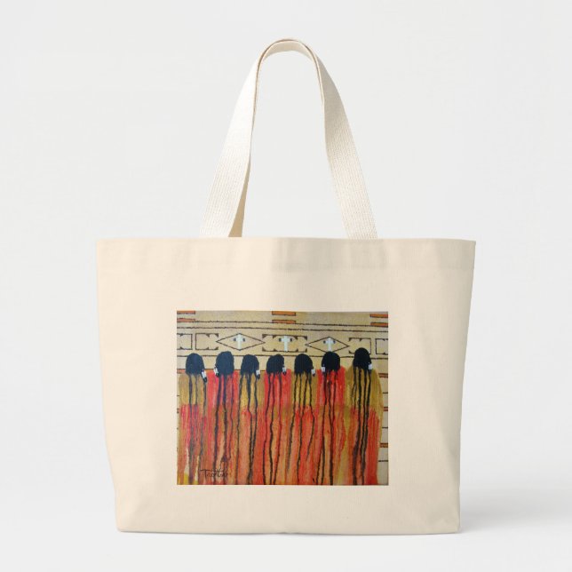 CHIFEs BLANKET Large Tote Bag (Front)