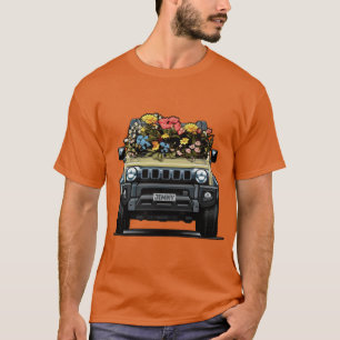 Chiffon Ivory Jimny Flower Power funny T-Shirt