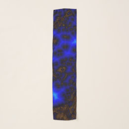 Chiffon Scarf Blue Lightning
