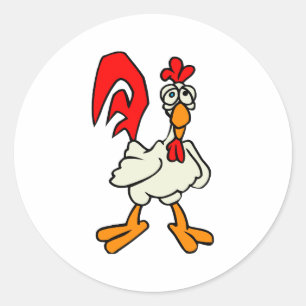 Chiggy Chicken Classic Round Sticker