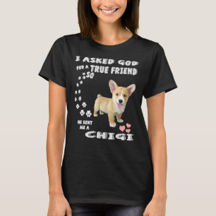 Chigi Dog Costume Corgi Chihuahua Mum Dad Chigi T-Shirt