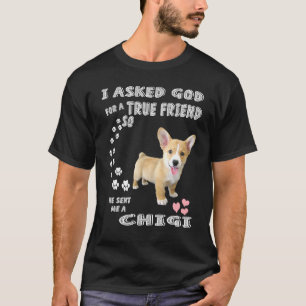 Chigi Dog Costume Corgi Chihuahua Mum Dad Cute Chi T-Shirt