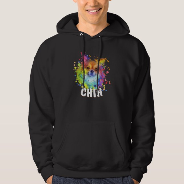 Chih Chihuahua Humor Chiwawa Dog Animal Pun  1 Hoodie (Front)