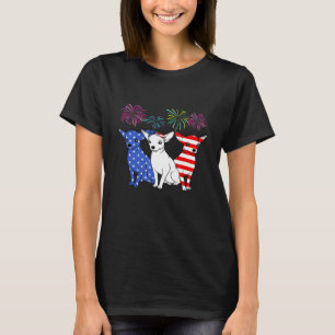 Chihuahua 4th Of July Chihuahua American Flag T-Shirt