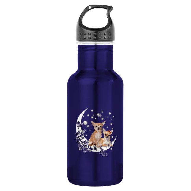Chihuahua 532 Ml Water Bottle (Front)
