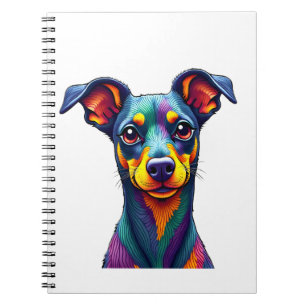 Chihuahua  Abstract Painting  Colour  Cute Dog (1) Notebook