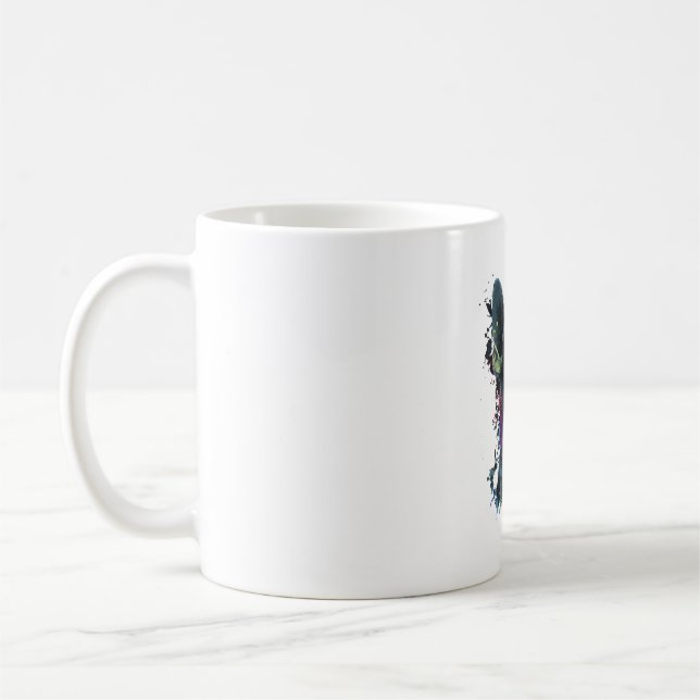 Chihuahua  Abstract Painting  Colour  Cute Dog     Coffee Mug (Left)