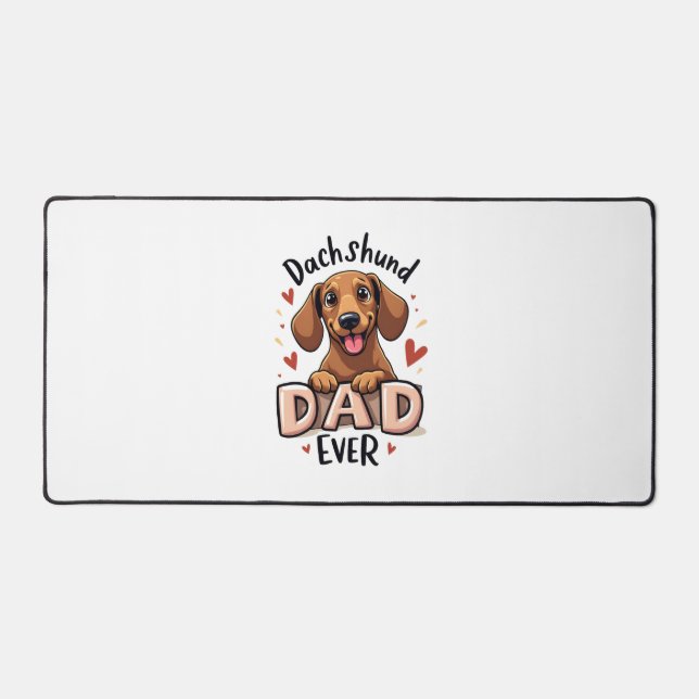 Chihuahua Abstract Painting Colour Cute Dog        Desk Mat (Front)