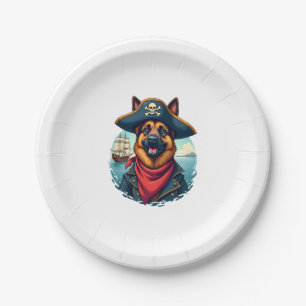 Chihuahua Abstract Painting Colour Cute Dog     Paper Plate