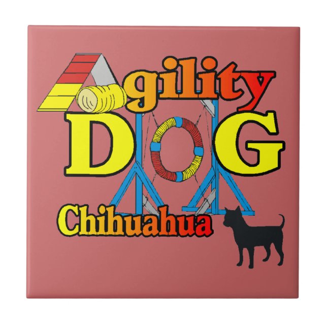 Chihuahua Agility Tile (Front)