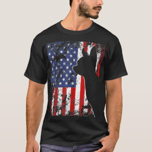 Chihuahua American Flag Dog USA Patriotic Men Wome T-Shirt