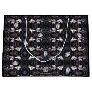 Chihuahua and Diamonds Large Gift Bag