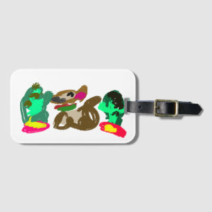 chihuahua are cute luggage tag
