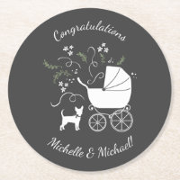 Chihuahua Baby Shower Gender Neutral Cute