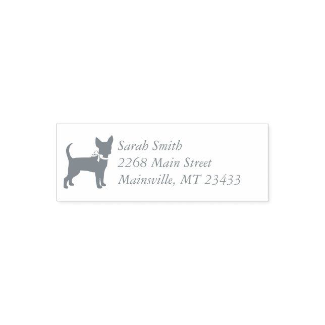 Chihuahua Baby Shower Self-inking Stamp (Design)