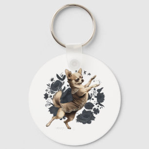 Chihuahua  Ballerina  Ballet  Dance  Dancing     Key Ring