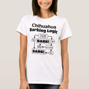 Chihuahua Barking Logic T-Shirt