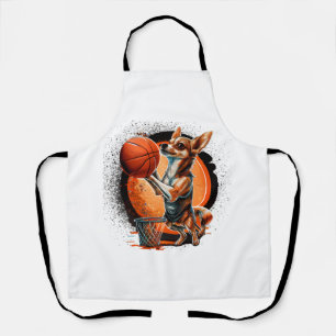 Chihuahua  Basketball  Player  Sport  Dunk   Apron