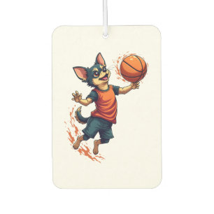 Chihuahua  Basketball  Player  Sport  Dunk  Car Air Freshener