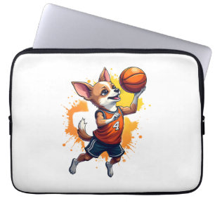 Chihuahua  Basketball  Player  Sport  Dunk  Copy Laptop Sleeve
