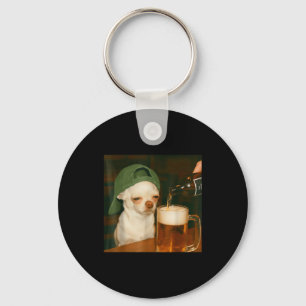 Chihuahua Beer Funny Meme Dog Reaction Humor Dog M Key Ring