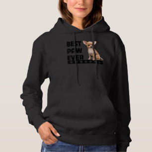 Chihuahua Best Paw Ever Fathers Day Dog Dad Pet P Hoodie