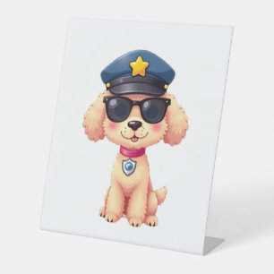 Chihuahua Bike Bicycle Dog Cycling Pedestal Sign