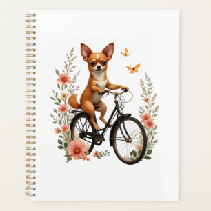 Chihuahua Bike Bicycle Dog Cycling Planner