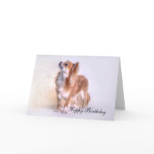Chihuahua Birthday card