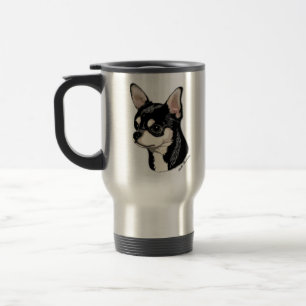 Chihuahua Black & Tan Travel Mug