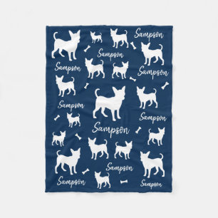 Chihuahua Blanket Personalised Dog Gift