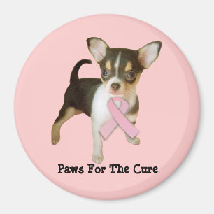 Chihuahua Breast Cancer Magnet