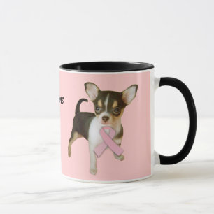 Chihuahua Breast Cancer Mug