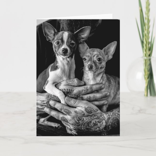 Chihuahua buddies card (Front)