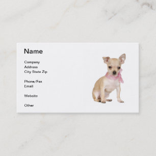 Chihuahua Business Card