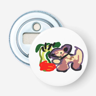 Chihuahua cactus  bottle opener