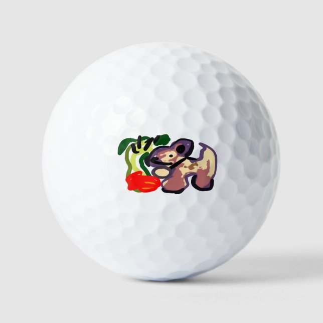 Chihuahua cactus  golf balls (Front)