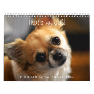 Chihuahua Calendar 2025