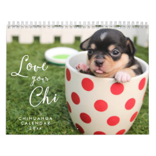 Chihuahua Calendar 2026 Love Your Chi Add Photo